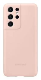 Накладка для Samsung Galaxy G998 S21 Ultra Silicone Cover Pink (EF-PG998TPEGRU)