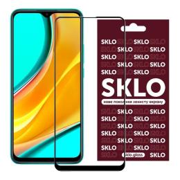 Захисне скло SKLO 3D Full Glue для Xiaomi Redmi 9/Poco M3/Redmi 9T Transparent