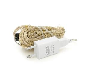 Гірлянда Voltronic Кінський хвіст 600Led White Hot 20 ниток по 3м