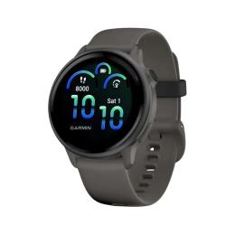 Смарт-годинник Garmin Vivoactive 6 Pebble Gray with Slate Band (010-02985-04)