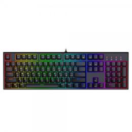 Клавіатура 1STPLAYER DK5.0 V2.0 Black (DK5.0-BL V2.0) USB RGB Outemu Blue