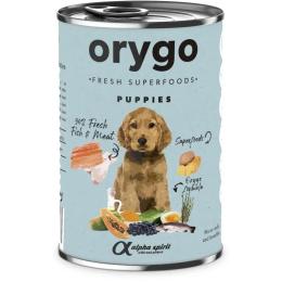 Консерви для собак Orygo Wet Puppies вологий корм для щенят з лососем 400 г (8436586312299/8436586312398)