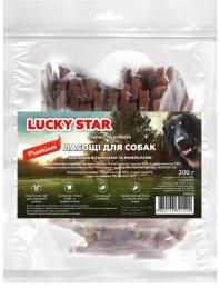 Ласощі для собак Lucky Star Гвинтові палички з курячої печінки 500 г (4820144347443)