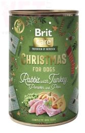 Корм вологий Brit Mono Protein Christmas Rabbit різдвяна вечеря кролик 400 г