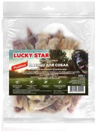 Ласощі для собак Lucky Star Кроляче вухо з мясом курки 500 г (482011245862)