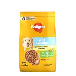 Сухий корм для собак Pedigree для цуценят з птицею та овочами 500 г (5998749144923)