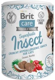 Ласощі для котів Brit Care Snack Superfruits Insect 100 г (100652)