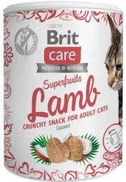 Ласощі для котів Brit Care Snack Superfruits Lamb 100 г (100651)