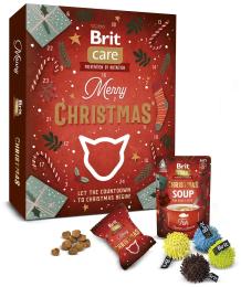 Набір Brit Care Advent Calendar д/котів ласощі 22 шт, суп 1 шт, іграшка 1 шт