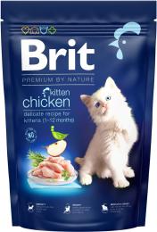 Сухий корм для кішок Brit Premium by Nature Cat Kitten 1.5 кг (8595602553112)