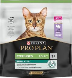 Сухий корм для кішок Purina Pro Plan Sterilised Adult 1+ Renal Plus Для дорослих стерилізованих З індичкою 400 г (7613033564673)