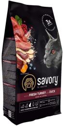 Корм сухий Savory Adult Steril Fresh Turkey and Duck 2 кг (4820232631591)