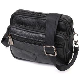 Сумка Vintage (21485) Black горизонтальна