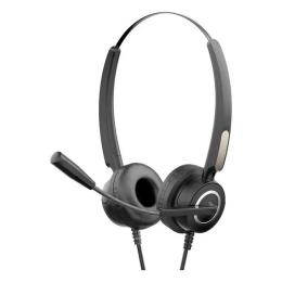 Накладні навушники HP DHE-8000 Black провідні з мікрофоном