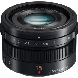 Обєктив Panasonic Leica DG Summilux 15 мм f/1.7 ASPH. Black (H-X015E9-K)
