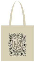 Сумка Bambi Герб України Сумка-шоппер 190CCT-1, 38 x 42 см (190г/м2)