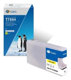 Картридж для принтера G&amp;G для Epson WF-5110/WF-5620 XXL 4K Yellow (G&amp;G-C13T789440)