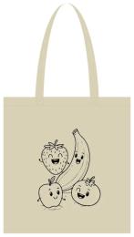 Сумка Bambi Фрукти Сумка-шоппер 190cct-6, 38 x 42 см (190г/м2)