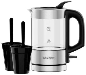 Електрочайник Sencor SWK160SS Silver Black