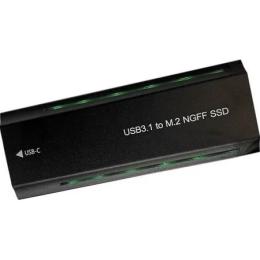 Зовнішня кишеня для диска Extradigital M.2 PCIe NGFF/NVMe SSD to USB3.2 (HC380527)