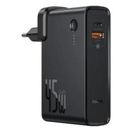 Додатковий акумулятор Baseus Power Station 2-in-1 PPNLD-C02 Black 10000mAh