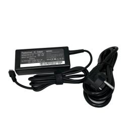 Блок живлення для ноутбука Extradigital 65W 20V  -  3.25A 15V  -  3A Type-C Black (PSU4014)