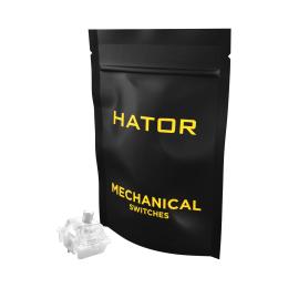 Набір кейкапів Hator Aurum Milky Way Silent switch linear White (HTS-187)