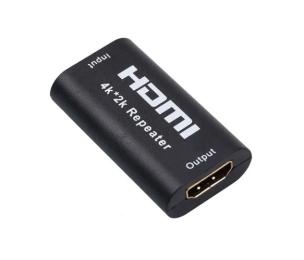 Подовжувач сигналу Voltronic HDMI (мама)  -  HDMI (мама), 40 m Black 4K/2K