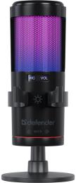 Мікрофон Defender Impulse GMC 400 USB, RGB, 2.0 м Black