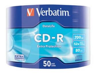 Диск Verbatim CD-R 43787 50 шт 700 MB