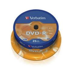 Диск Verbatim DVD-R 43522 25 шт 4.7 GB
