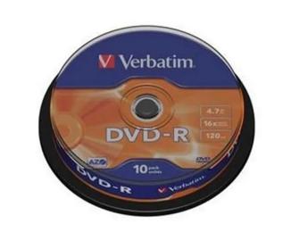 Диск Verbatim DVD-R 43523 10 шт 4.7 GB