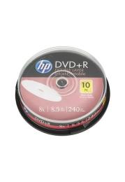 Диск HP DVD+R 69306/DRE00060WIP-3 10 шт 8.5 GB