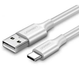 Дата-кабель Ugreen US287 1m USB (тато) - USB Type C (тато) White 60121