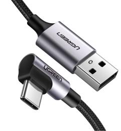 Дата-кабель Ugreen US284 USB (тато) - USB Type-C (тато) 1м Black