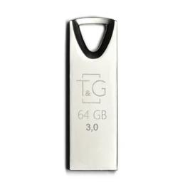 Флеш память T&amp;G 117 Metal Series TG117SL-64G3 Icicle Silver 64 GB