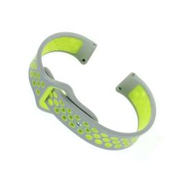 Ремінець для смарт-годинника BeCover для LG Watch Sport W280A BeCover Nike Style Gray-Green (705717)