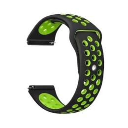 Ремінець для смарт-годинника BeCover Nike Style для Motorola Moto 360 2nd Gen. Mens black-green (705757) Black Green