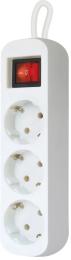 Мережевий фільтр Defender S318 White 1,8 м, 3 розетки
