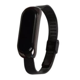 Ремінець для фітнес-браслету BeCover Metal Xiaomi Mi Smart Band 5 705146 Black
