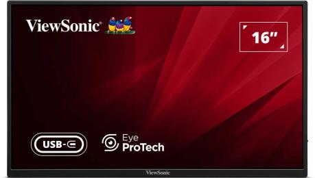 Монітор ViewSonic VA1650 Black 15.6