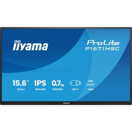Монітор Iiyama ProLite P1671HSC-B1 Black 15.6