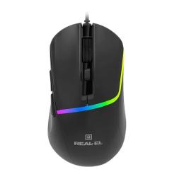 Мишка REAL-EL RM-530 Black (EL123200053)