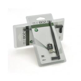 Мережевий адаптер Merlion LV-UW02-5DB-MTK7601/17111 Black