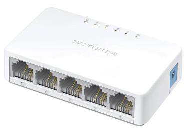 Світч Mercusys MS105 White (5х10/100 Мбит, настільний)
