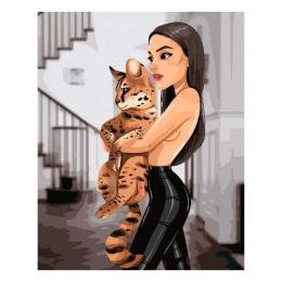 Картина за номерами Ідейка 40х50 см KHO4605 Моя улюблениця