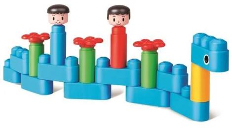 Конструктор Hape PolyM Ігровий майданчик 110 деталей (760011)