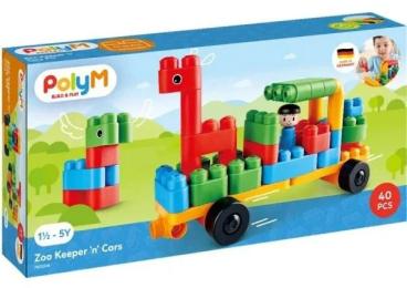 Конструктор PolyM Автопарк у зоопарку 40 деталей (760006)