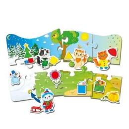 Пазл Vladi Toys 4 сезони VT2907-04 з липучками
