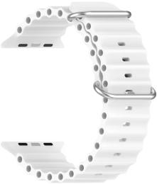 Ремінець для смарт-годинника ArmorStandart Ocean Band для Apple Watch 42 (Series 10)/41/40/38 White (ARM74242)